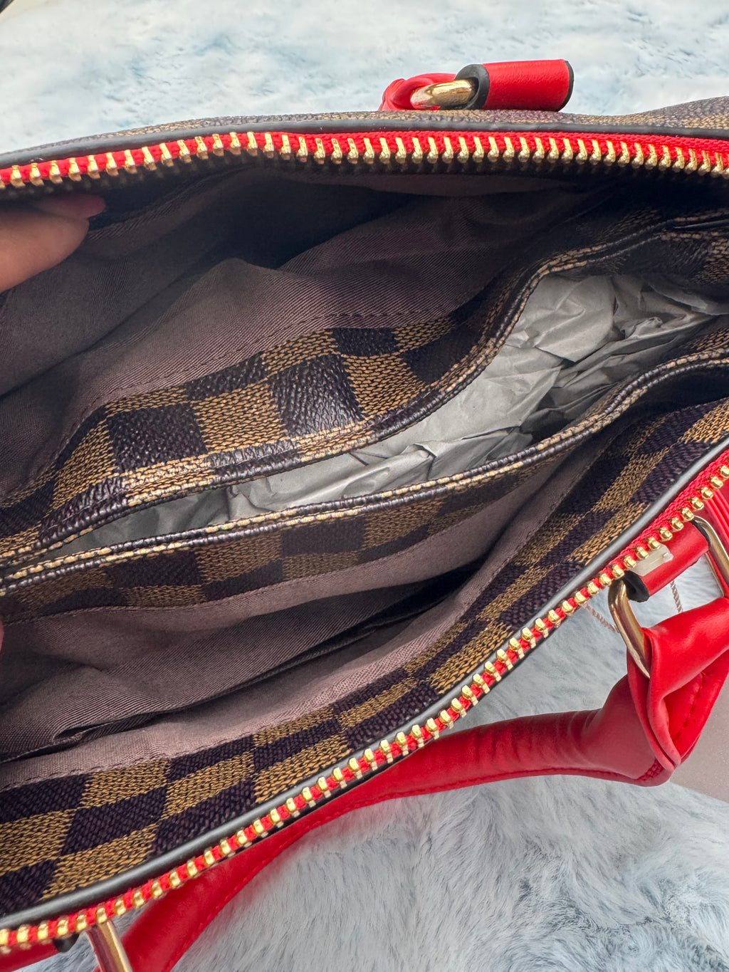 Brown detailed Bags