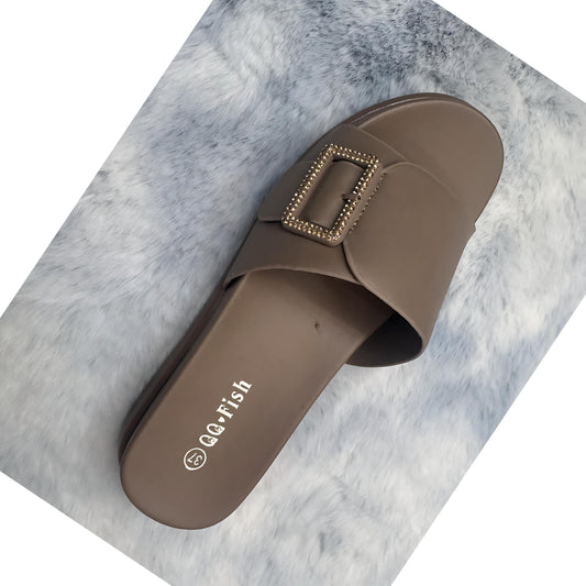Khaki Sandals - Back care