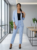 Sky blue Trouser Suit