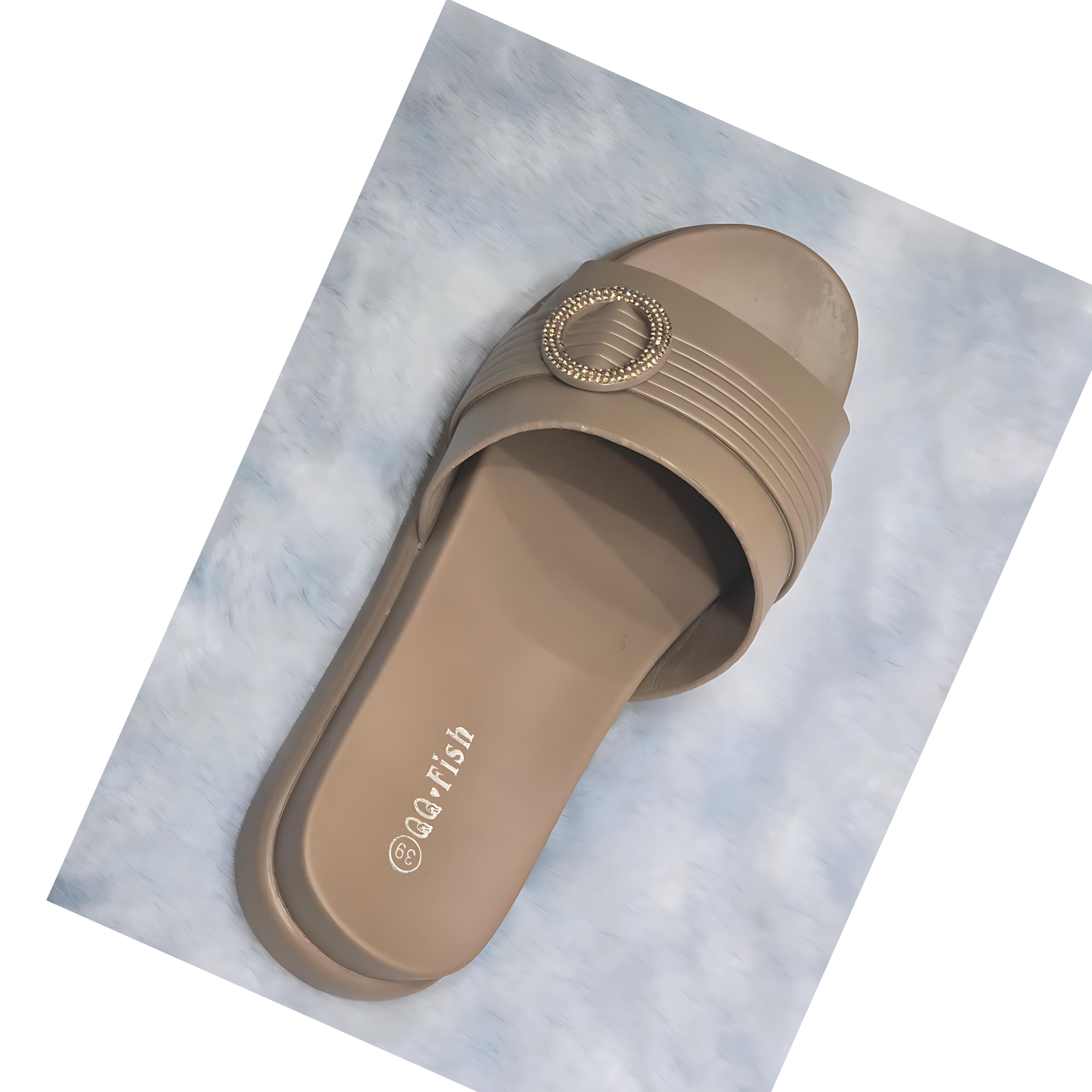 Khaki Sandals - Back care 001