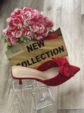 Stiletto Mule Heels - open back