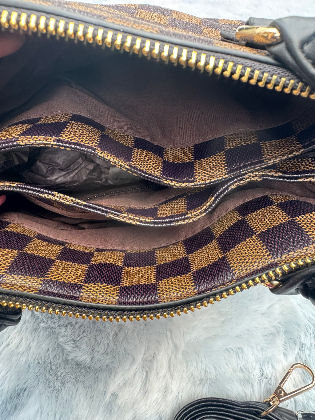 Brown detailed Bags