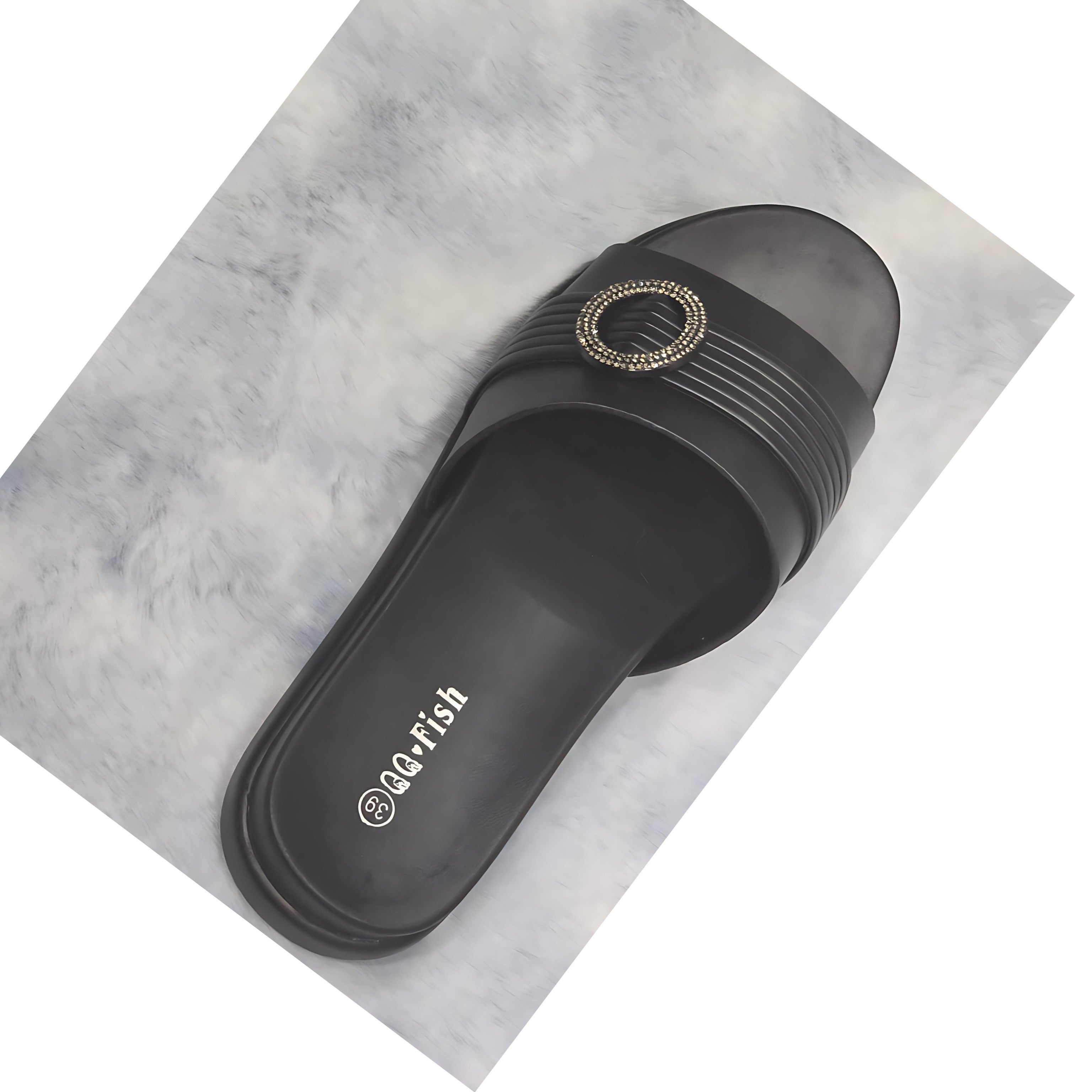 Black Sandals - Back care 001