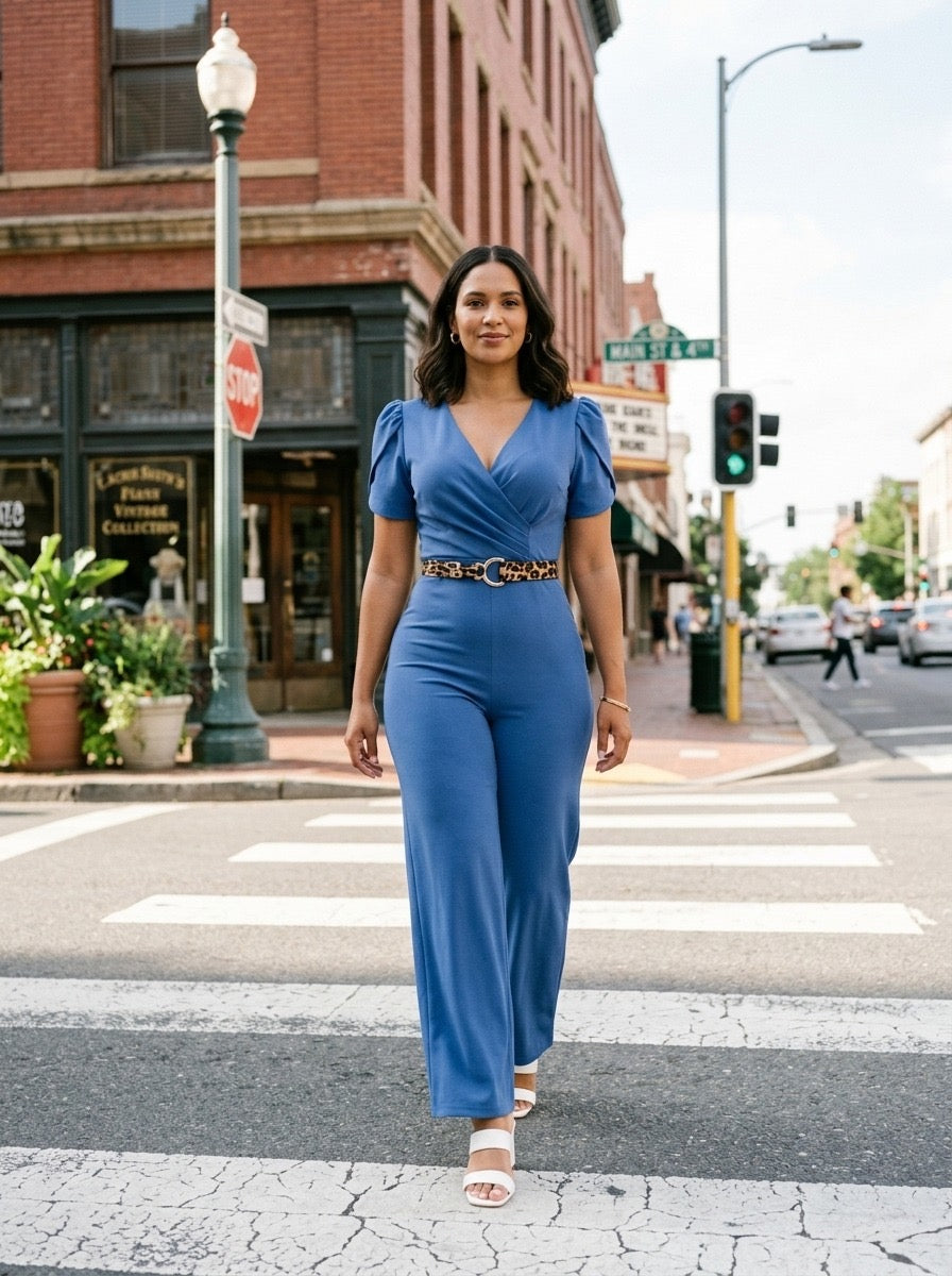 Jumpsuit set with Belt