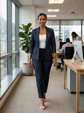 Denim Trouser Suit
