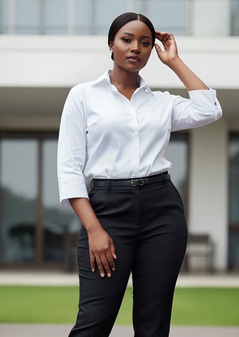 Plain color Shirts ~ mid arm length
