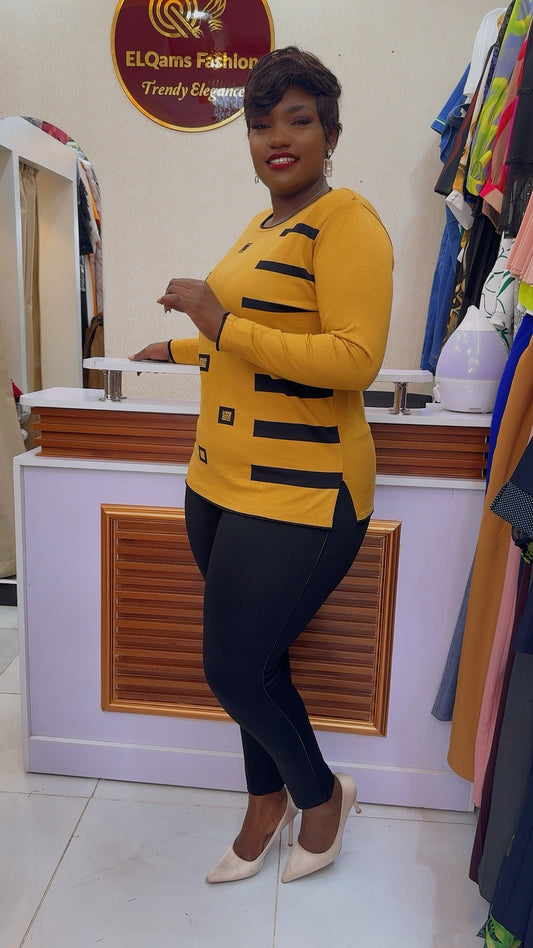 Plain detailed Sweater