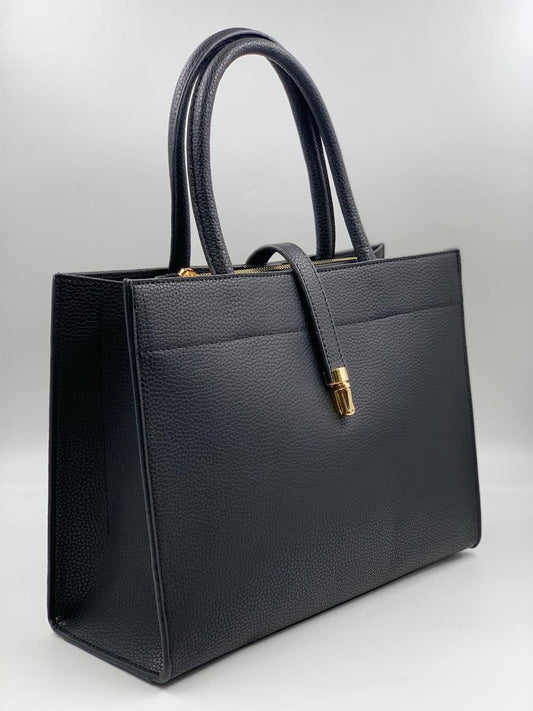 Black Leather Handbag