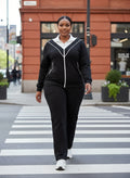 Black 2-piece Tracksuit set