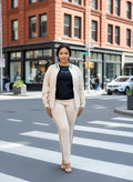 Beige 3-Piece Tracksuit Set