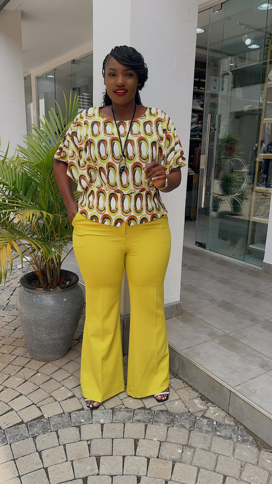 Lime Green detailed 2 piece Suit