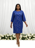 Silver detailed dress
