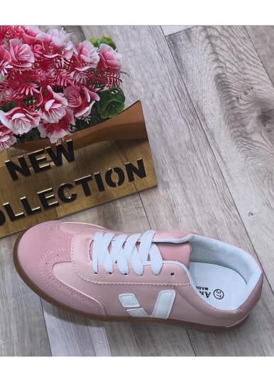 Pink Samba Sneakers