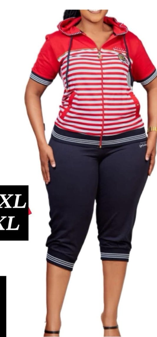 Long Short Set ~Red Tracksuit