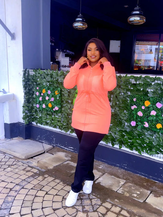 Orange on Black Tracksuit