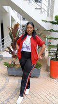 Red Tracksuit set