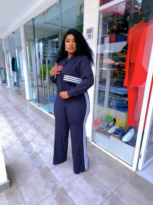 Black and white 2 piece Suit